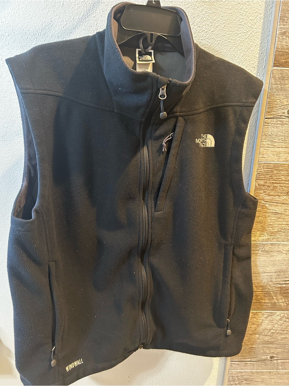 The North Face Black WindWall Fleece Vest - Men's